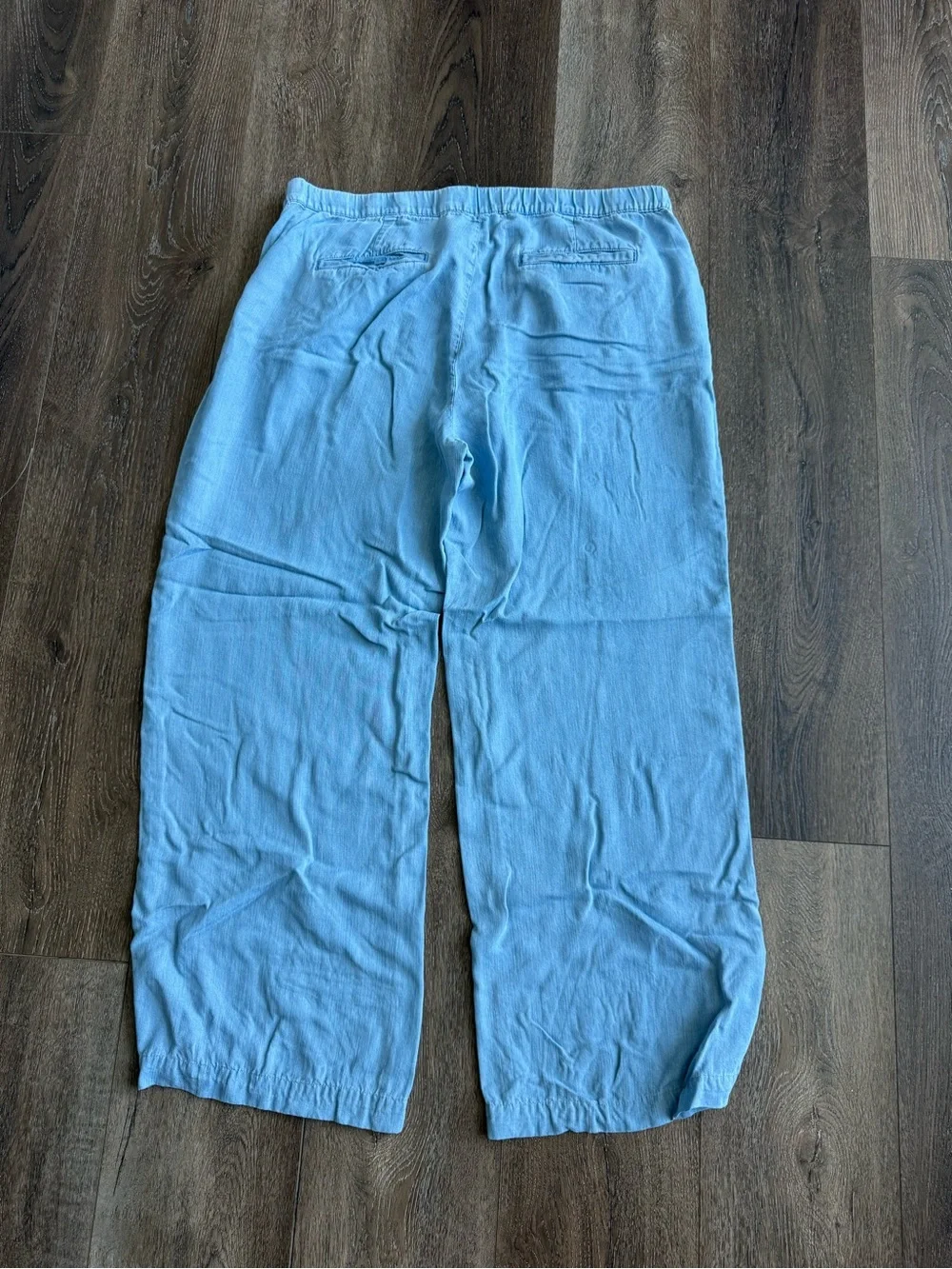 J. Jill Light Blue Wide-Leg Chinos Size 14